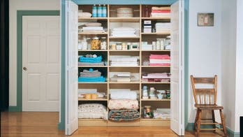 How to pare down and simplify the laundry room and linen closet