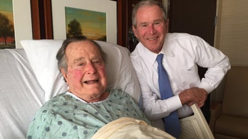 George H.W. Bush gets special visitor at hospital