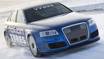 Audi hits 208.6 mph...on ice