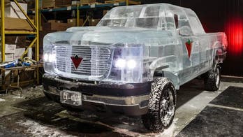 Pickup made from ice is one cool heavy hauler