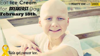 Family's 'Eat Ice Cream for Breakfast Day' meant to honor pediatric cancer patients goes viral