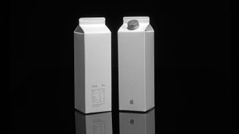 Apple iMilk and Yogurt by Tiffany: Artist fashions designer groceries