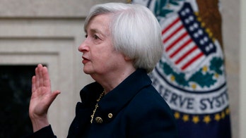 Yellen sworn in as chair of Federal Reserve, first female to hold the post