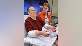 First patient to receive double hand transplant in US says limbs are non-functional