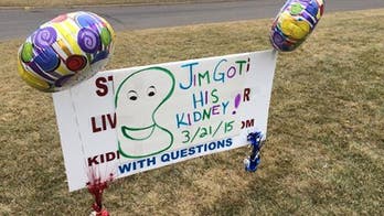 Man who built giant snow kidney to raise awareness finds match