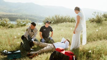Wedding photographer captures groom's trip to hospital after snakebite