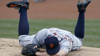 Detroit Tigers pitcher hit in jaw says previous surgery helped minimize damage