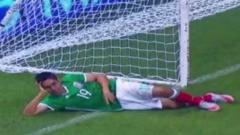 Jorge Campos turned back the clock with diving header and his celebration was even better