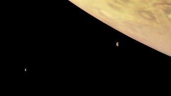 Stunning photo of Jupiter and two of its biggest moons