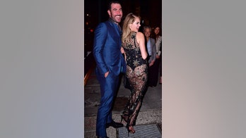 Kate Upton flashes her behind in sheer dress at birthday bash