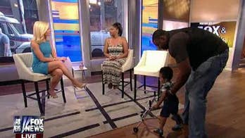 'I Got It!' Two-year-old amputee learns to walk!