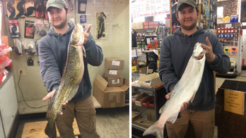 Teen breaks 2 fishing records in 30 minutes