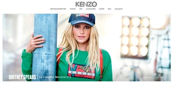 Britney Spears unrecognizable in new Kenzo ad