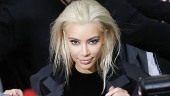 Kim Kardashian Goes Blonde for Paris Fashion Week