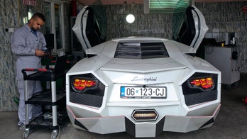 Lamborghini replica turning heads in Kosovo