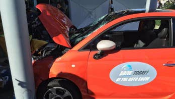 8 hurt in test-drive car crash at Los Angeles Auto Show