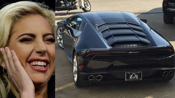 Lady Gaga drove a Lamborghini to the Super Bowl