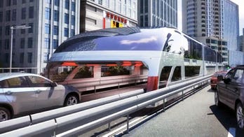 China's "Land Airbus" will let you drive directly under a bus