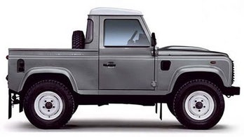 Land Rover pickup in the works