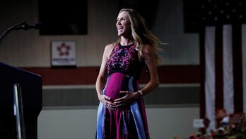 Lara Trump debuts little black dress and heels one week after son's birth
