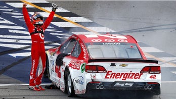 Kyle Larson snatches another NASCAR win at Michigan