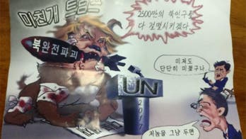 North Korea suspected source of 'mad dog' Trump leaflets