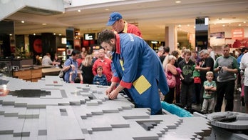 WATCH: Fans use 250,000 LEGO bricks to build massive Millennium Falcon for 'Star Wars' Day