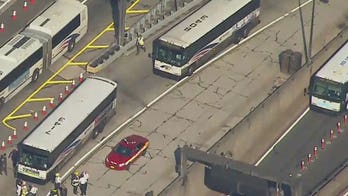 Passenger buses collide inside Lincoln Tunnel near NYC; 14 reported hurt