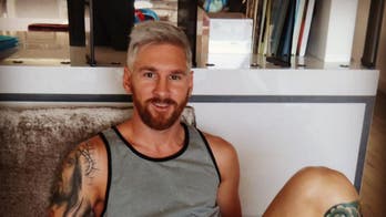 Check out Lionel Messi's new platinum blonde hair