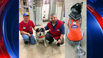 Lowe's in Canada hires man and his service dog