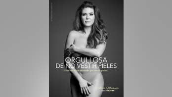 Former beauty queen Alicia Machado bares all for PETA's campaign against fur