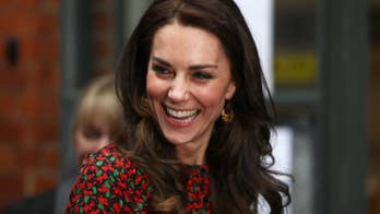 SEE IT: Kate Middleton Gets Into the Christmas Spirit With a Festive Frock
