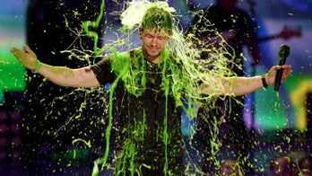 Mark Wahlberg's children help him get slimed at Kids' Choice Awards
