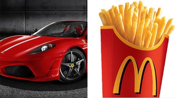 Lamborghini, Ferrari used to deliver McDonald's in Australia