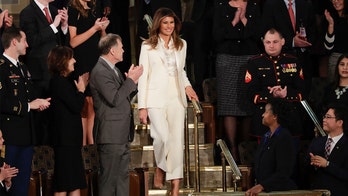 Melania Trump wears 'white' pantsuit to State of the Union? No, she didn't