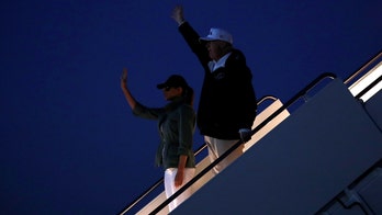 Melania Trump slammed for wearing sunglasses at night