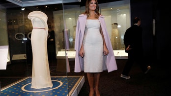 Melania Trump continues to protest bullying while wearing pink