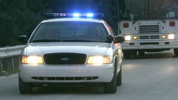 Soldier in Miami takes pictures of illegally parked police cars