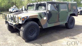 Surplus military Humvees heading to the highway?