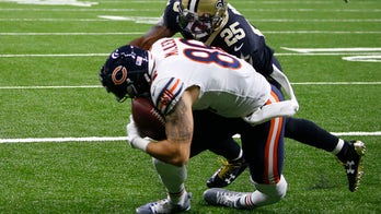 Bears' Zach Miller shares video of first steps following gruesome leg injury