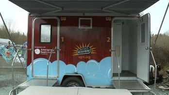 Shower-on-wheels to help homeless debuts in Seattle