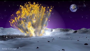 NASA records giant explosion on moon as boulder crashes at 56,000 mph