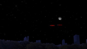 Watch the Moon, Mars and star form a celestial triangle Wednesday night