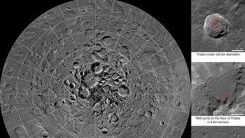 NASA releases first mosaic of lunar north pole