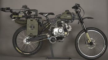 Motoped motorized survival bike will get you there and back