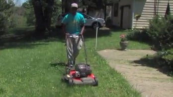 Man aims to mow grass in all 50 states for those in need
