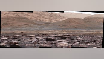 NASA's Curiosity rover spots purple rocks on Mars
