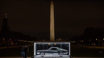 Ford Mustang from Steve McQueen's 'Bullitt' parked on National Mall