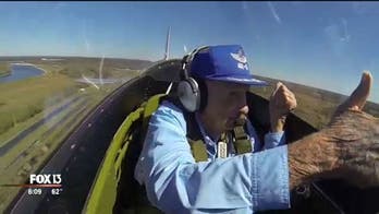 96-year-old WWII pilot takes flight again in Florida