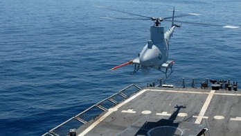 Navy unveils first squadron of drones amid debate over use in warfare